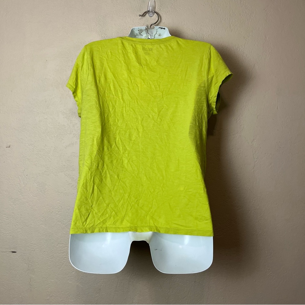 5/$30 New directions weekend women short sleeve‎ classic comfort green top large - Picture 8 of 16